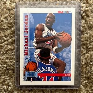 1992 NBA Hoops NBA All Star Weekend Michael Jordan #298 EAST